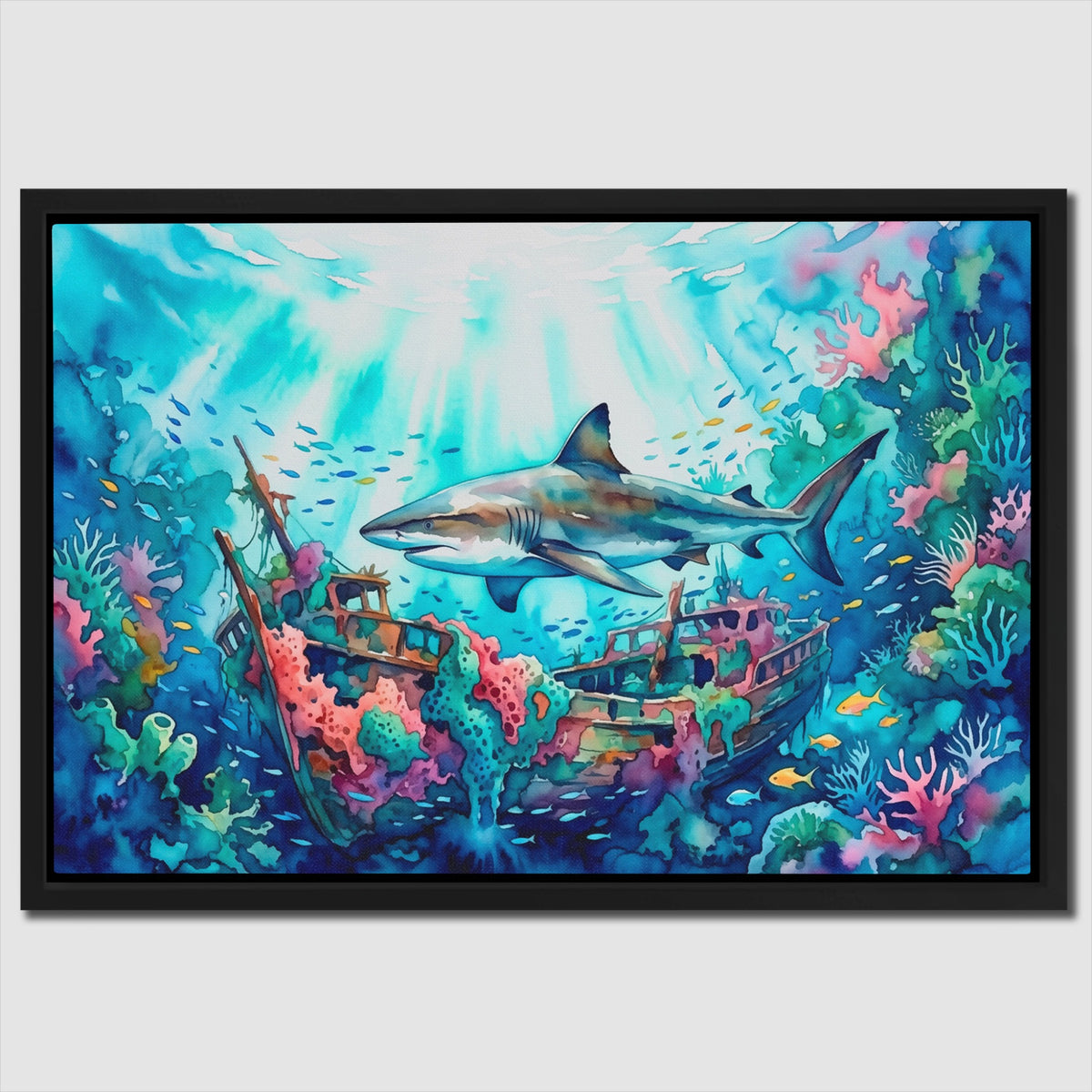 Shark Sunken Sanctuary — Shark Sunken Sanctuary Close Up Landscape 58