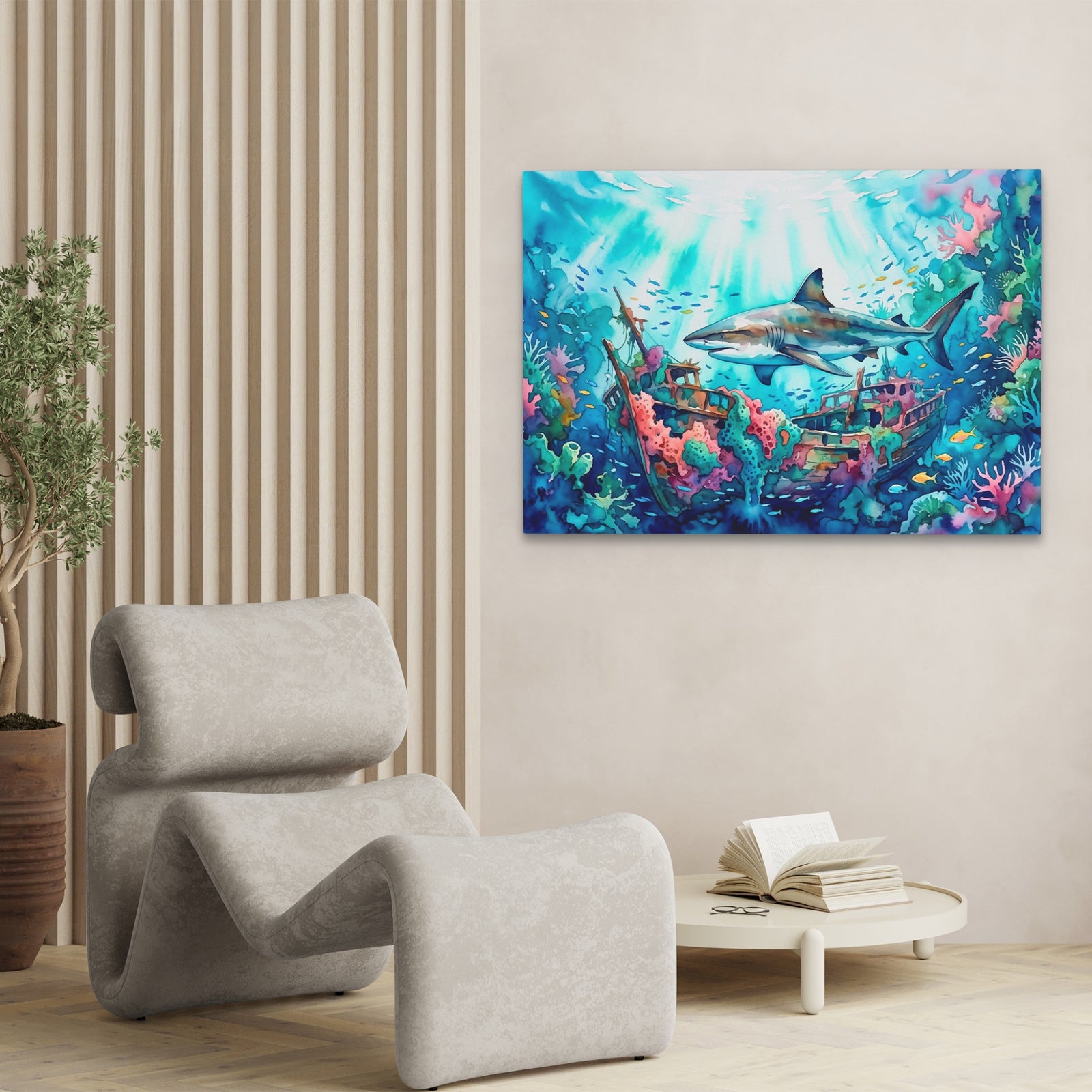 Shark Sunken Sanctuary — Shark Sunken Sanctuary Close Up Landscape 58