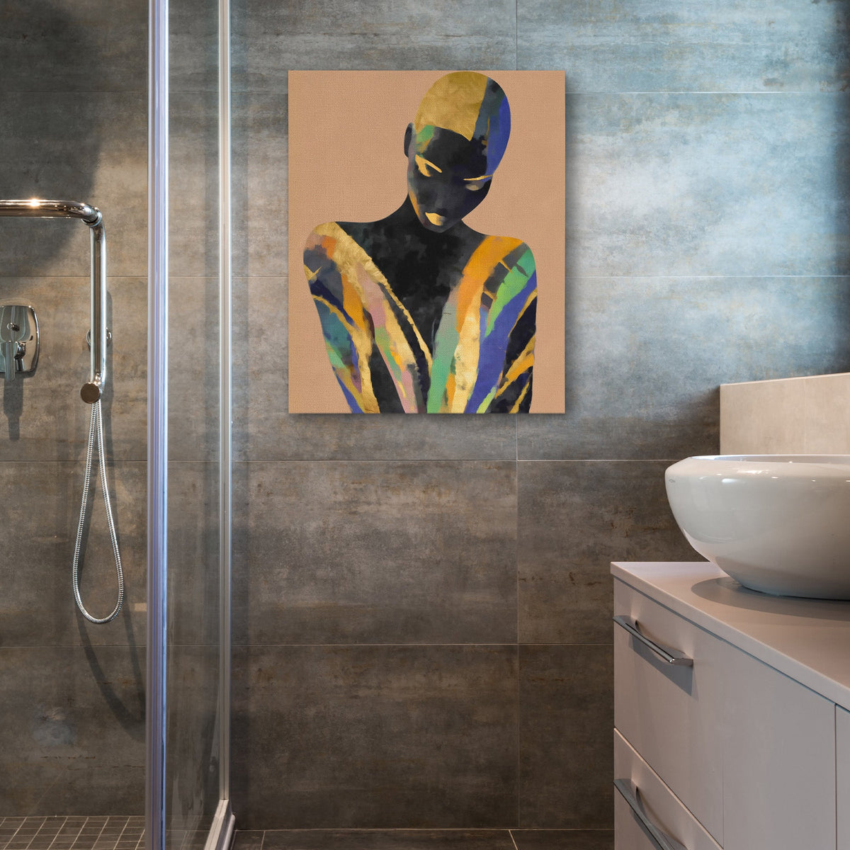 Shattered Self Portrait - Luxury Wall Art