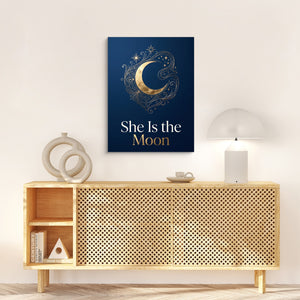 She Is The Moon — she is the moon sq hallway desk light lux 1port flush print