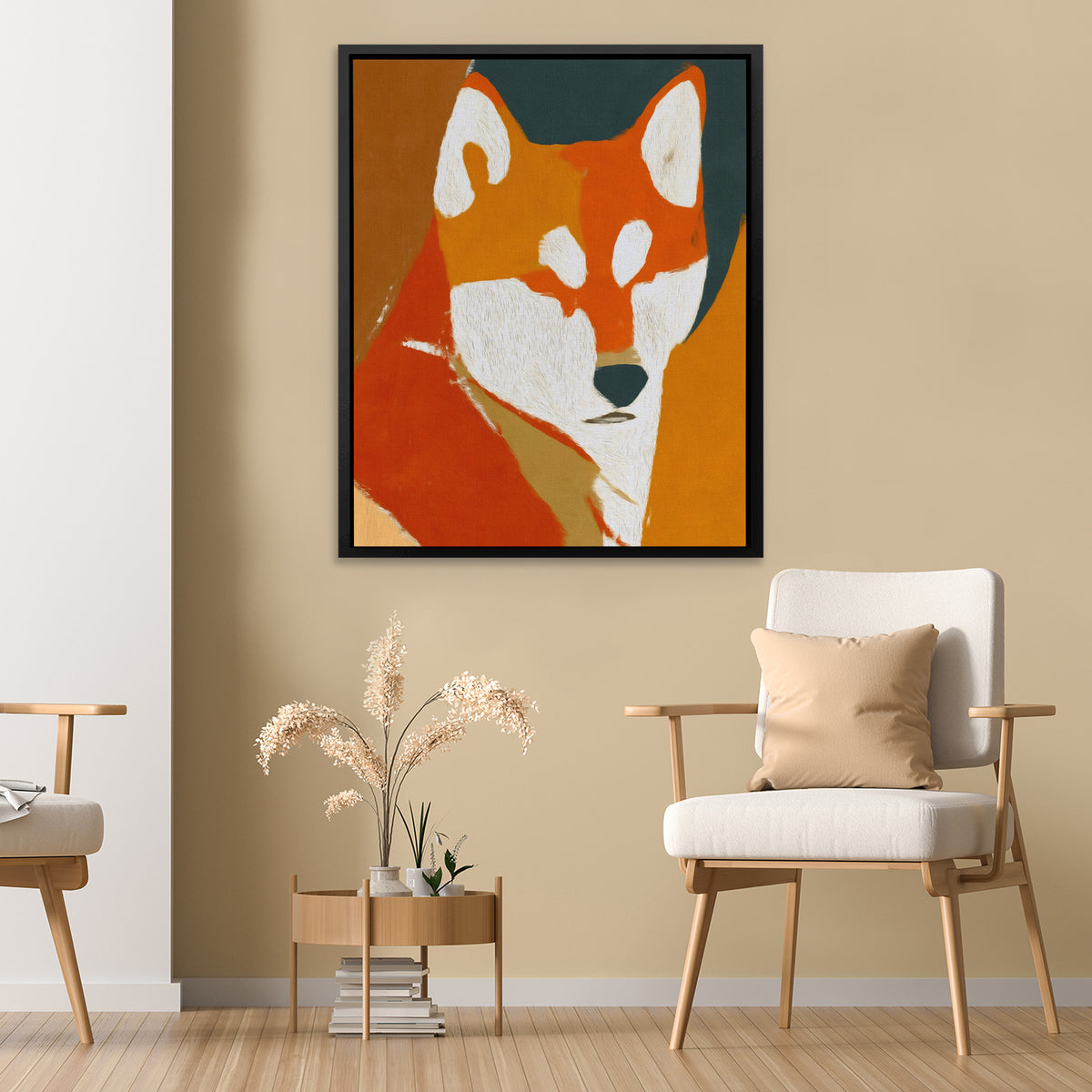 Shiba Sunset Portrait