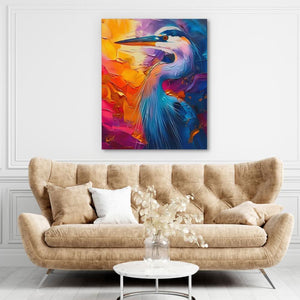 Shimmering Spectacle - Bird Art for Bedroom