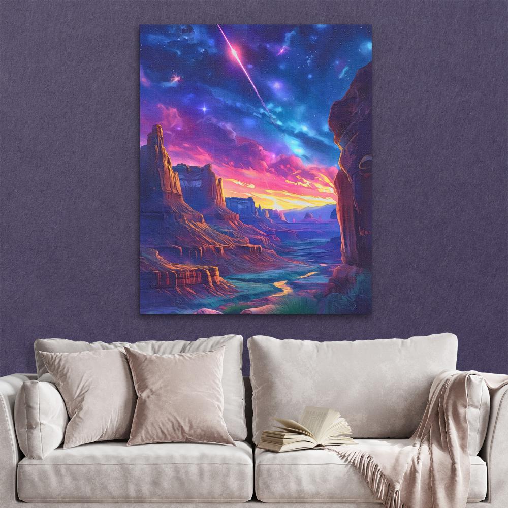Shooting Star Canyon - Luxury Wall Art