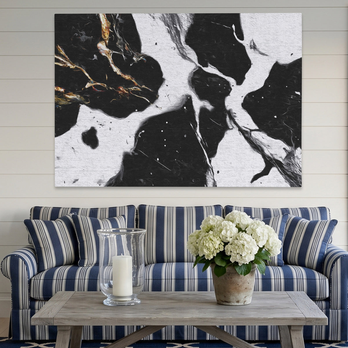 Silhouette Black Dissolution — Silhouette Black Dissolution Striped Couch Land 200