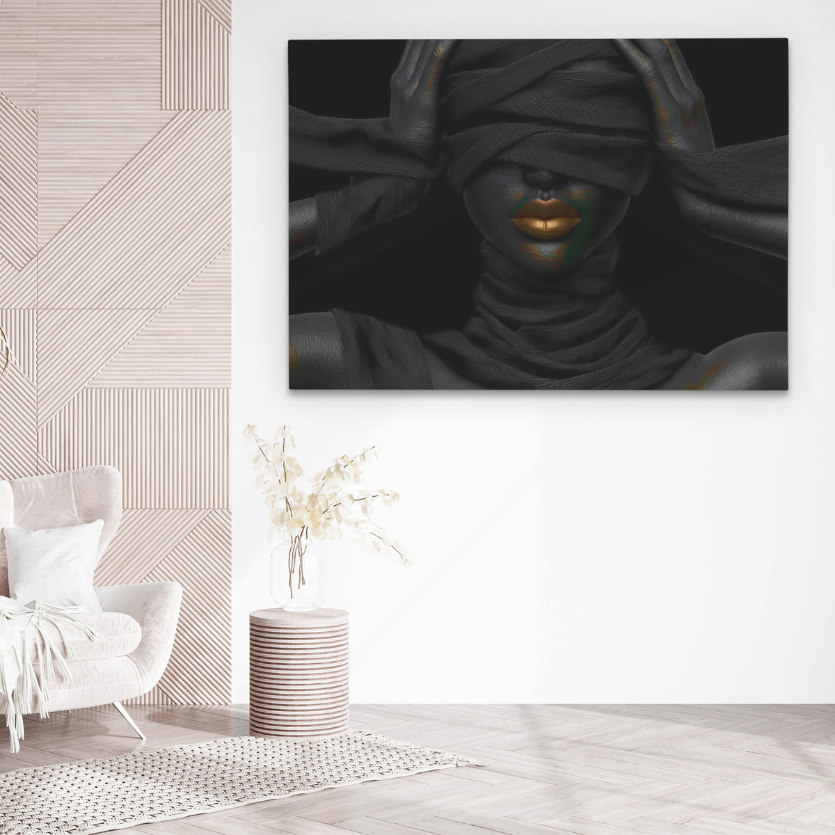 Silk Scarf Minimal — Silk Scarf Minimal white chair wall land 217