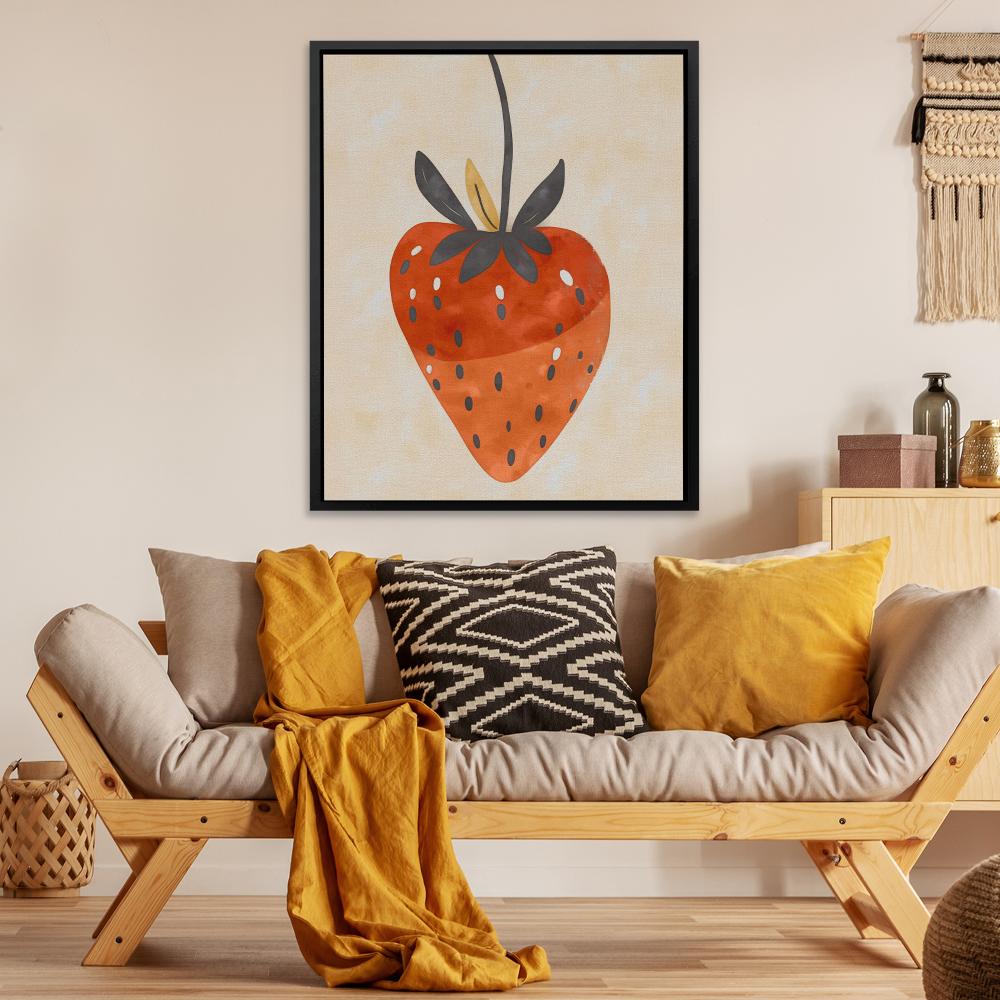 Simple Strawberry - Luxury Wall Art