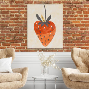 Simple Strawberry - Luxury Wall Art