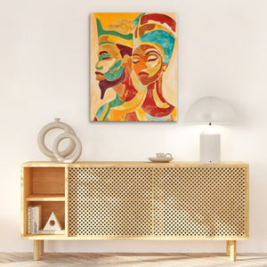 Sisterhood Golden Reverie - Luxury Wall Art
