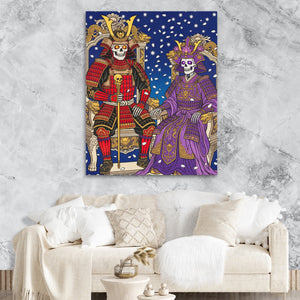 Skeletal Samurai Royalty — Skeletal Samurai Royalty Lux Couch Marble Walls 199