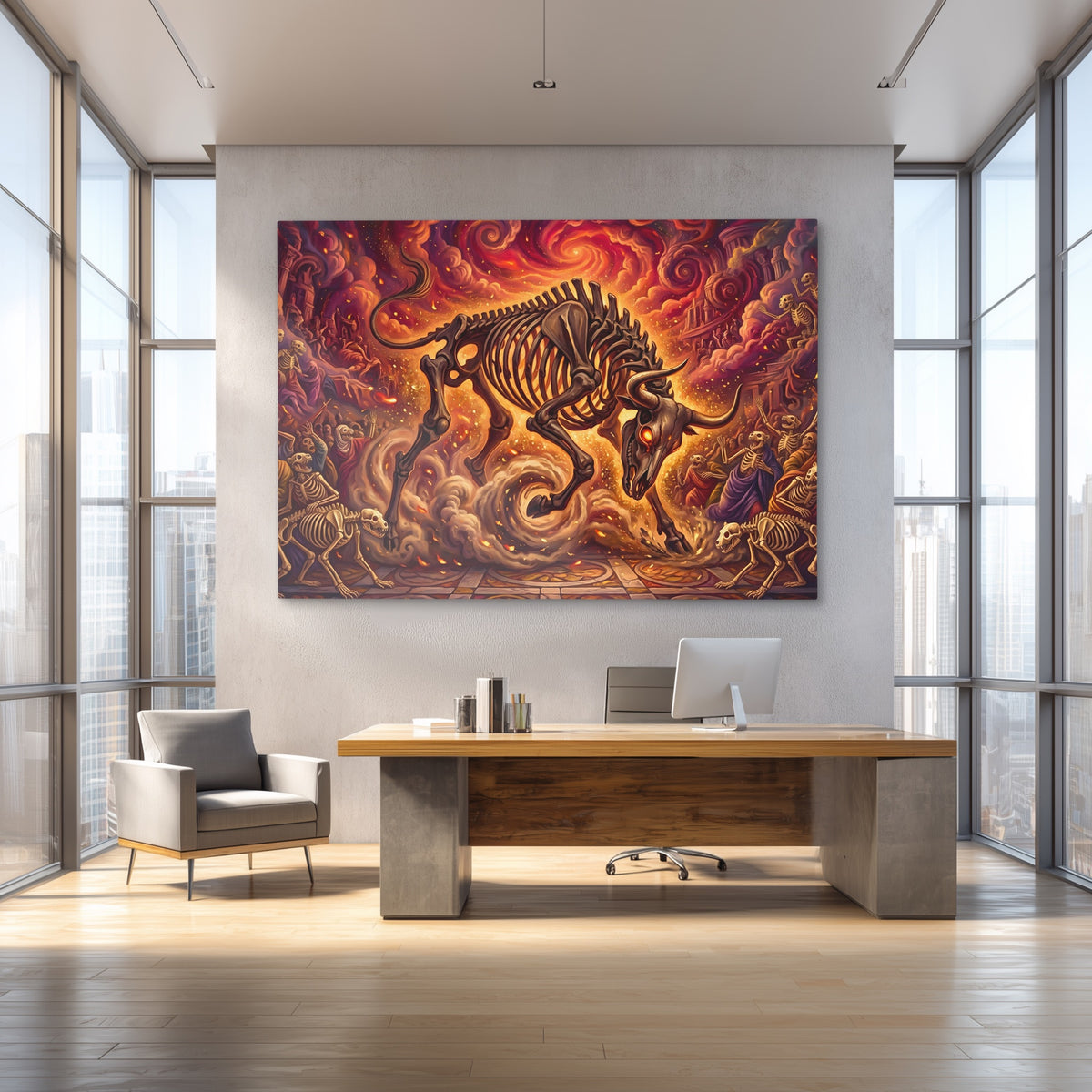 Skeleton Bull Inferno — Skeleton Bull Inferno Baller Office 10