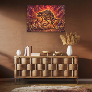 Skeleton Bull Inferno — Skeleton Bull Inferno Brown Room Clean 49