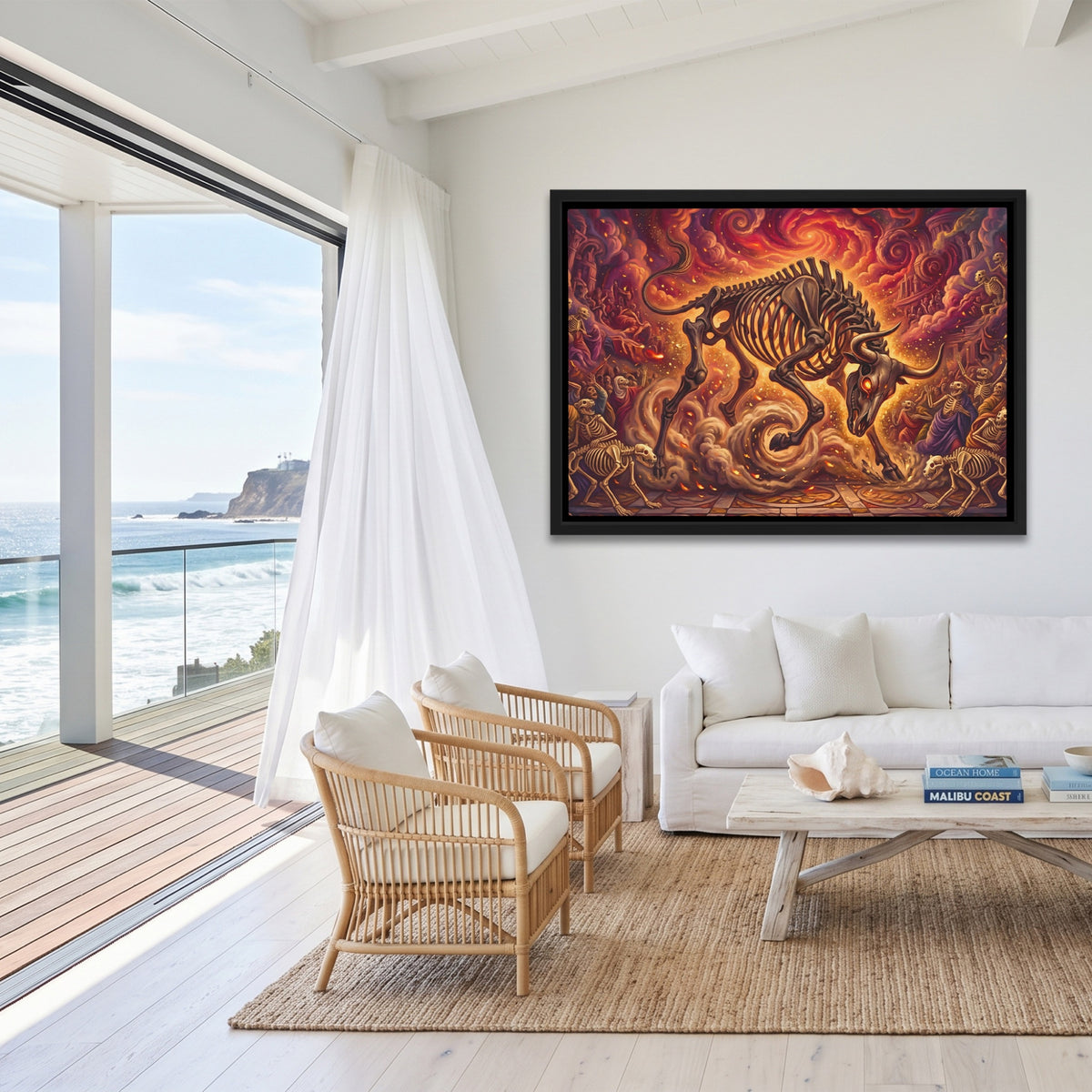 Skeleton Bull Inferno — Skeleton Bull Inferno Malibu Beach Land 114
