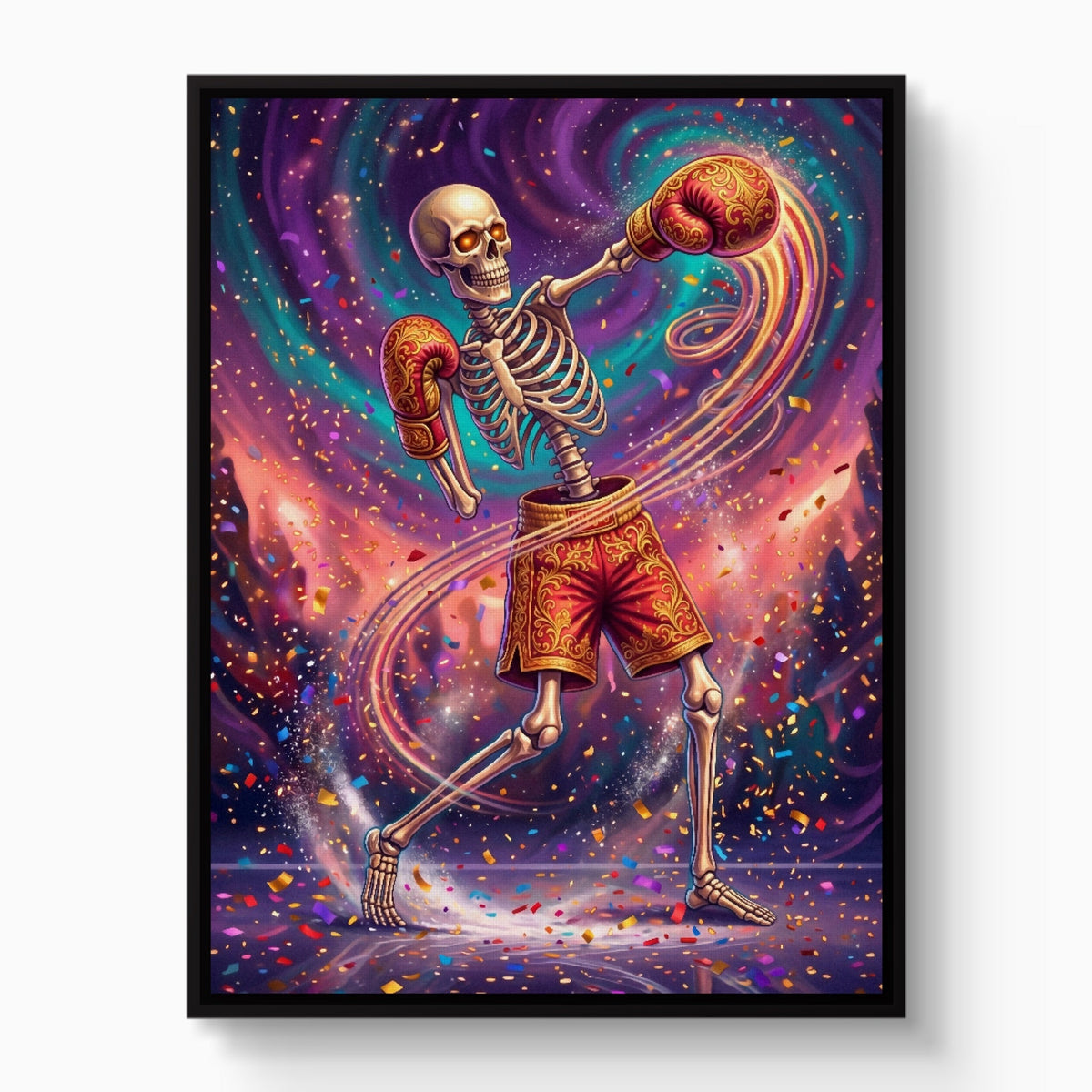 Skeleton Confetti Punch - Luxury Wall Art