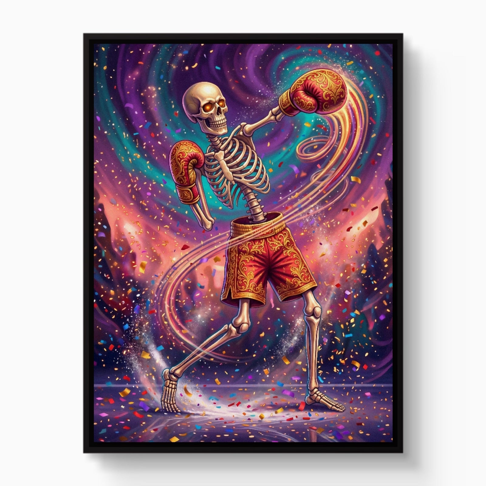 Skeleton Confetti Punch - Luxury Wall Art