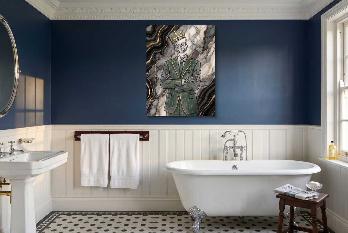 Skeleton Crown Suit — skeleton crown suit small bathroom interior 2 1port flush print
