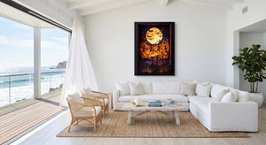 Skeleton Dance Papercut — skeleton dance papercut beachside villa 1port flush print