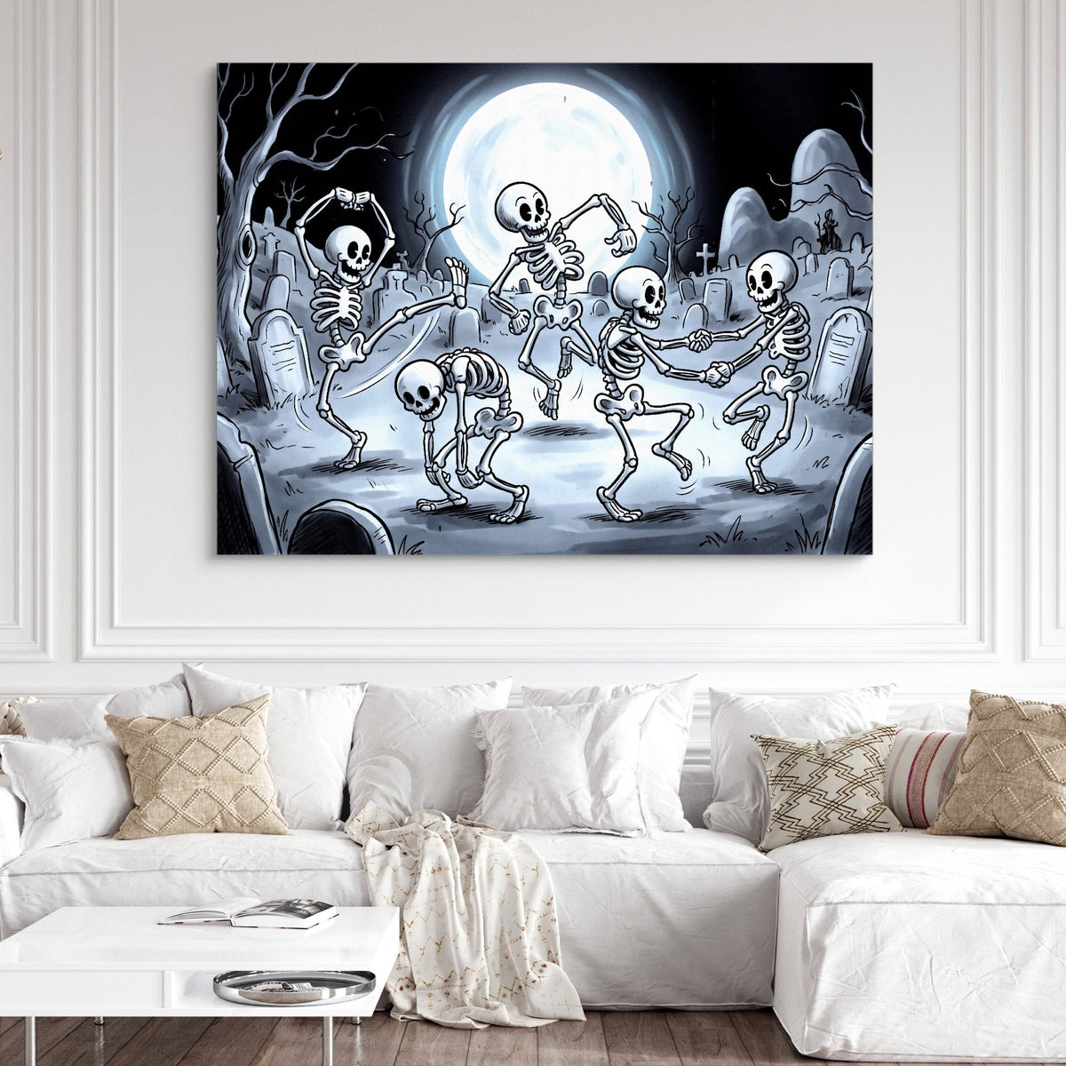 Skeleton Dance Rubber Hose - Luxury Wall Art
