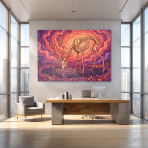 Skeleton Deer Inferno — Skeleton Deer Inferno Baller Office 12