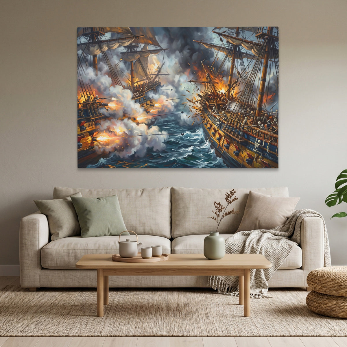 Skeleton Fleet Battle — Skeleton Fleet Battle Calm Vibes Land 27