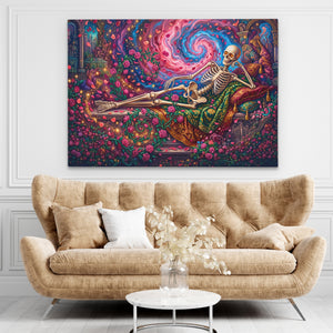 Skeleton Floral Reverie — Skeleton Floral Reverie brown living room land 182