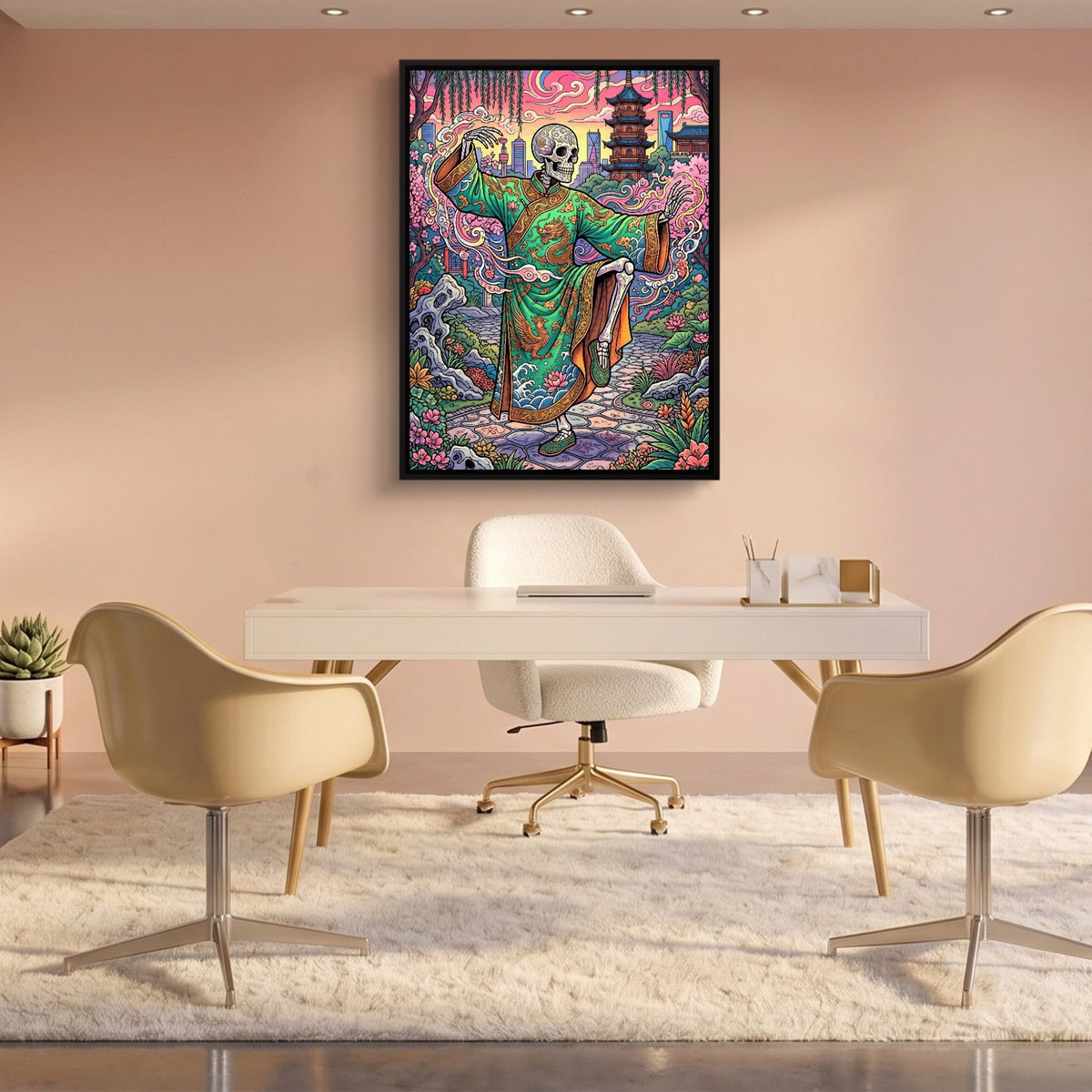 Skeleton Garden Form - Luxury Wall Art