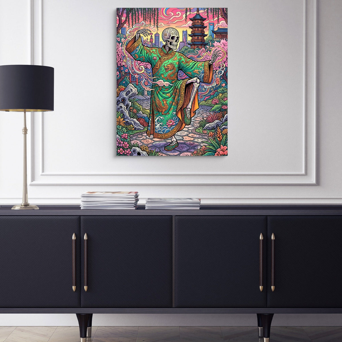 Skeleton Garden Form - Luxury Wall Art