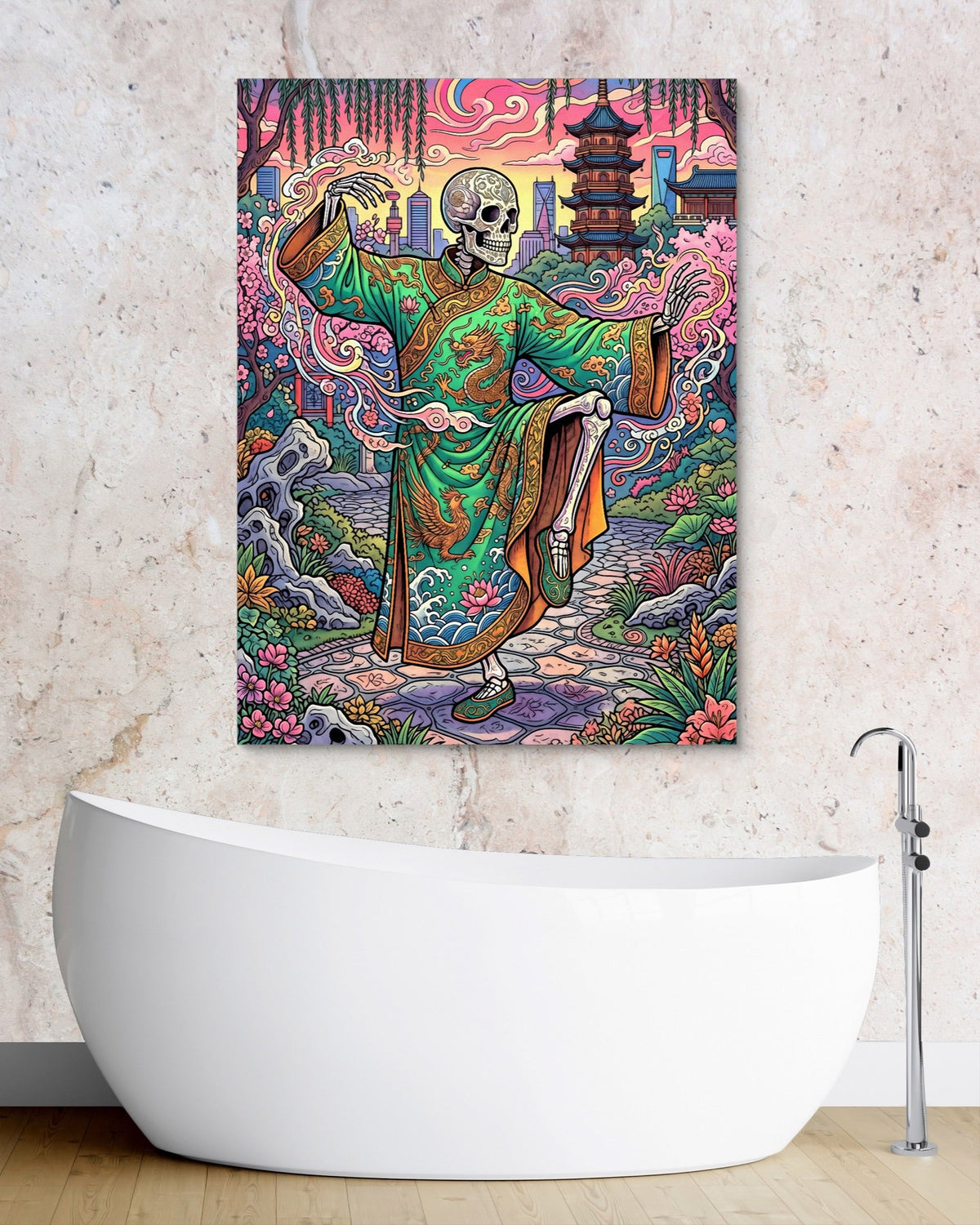 Skeleton Garden Form - Luxury Wall Art