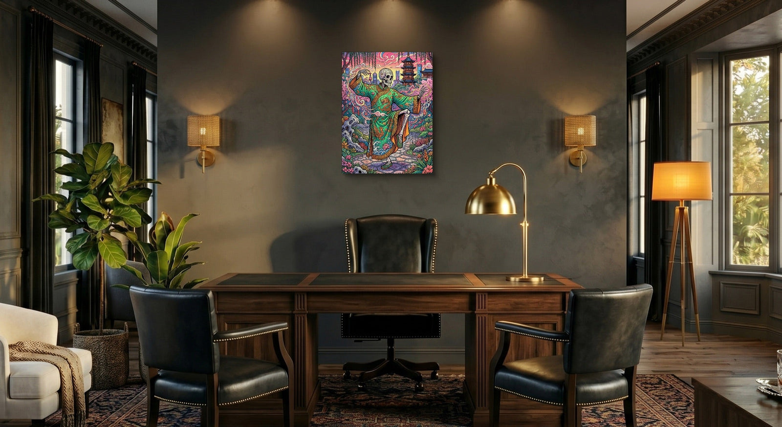 Skeleton Garden Form - Luxury Wall Art