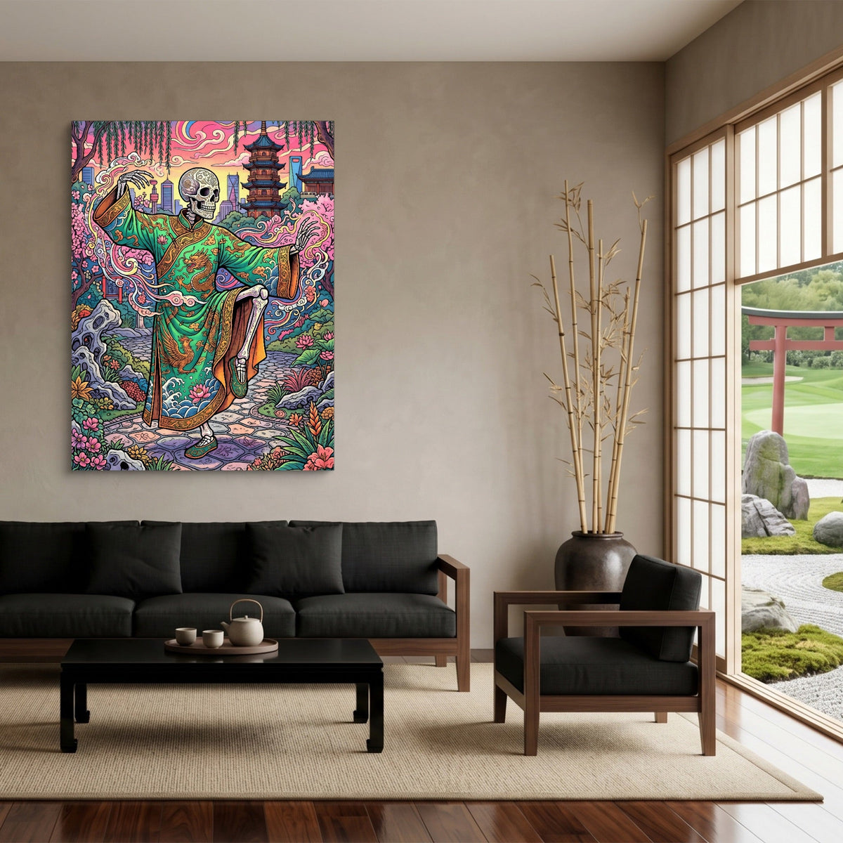 Skeleton Garden Form - Luxury Wall Art