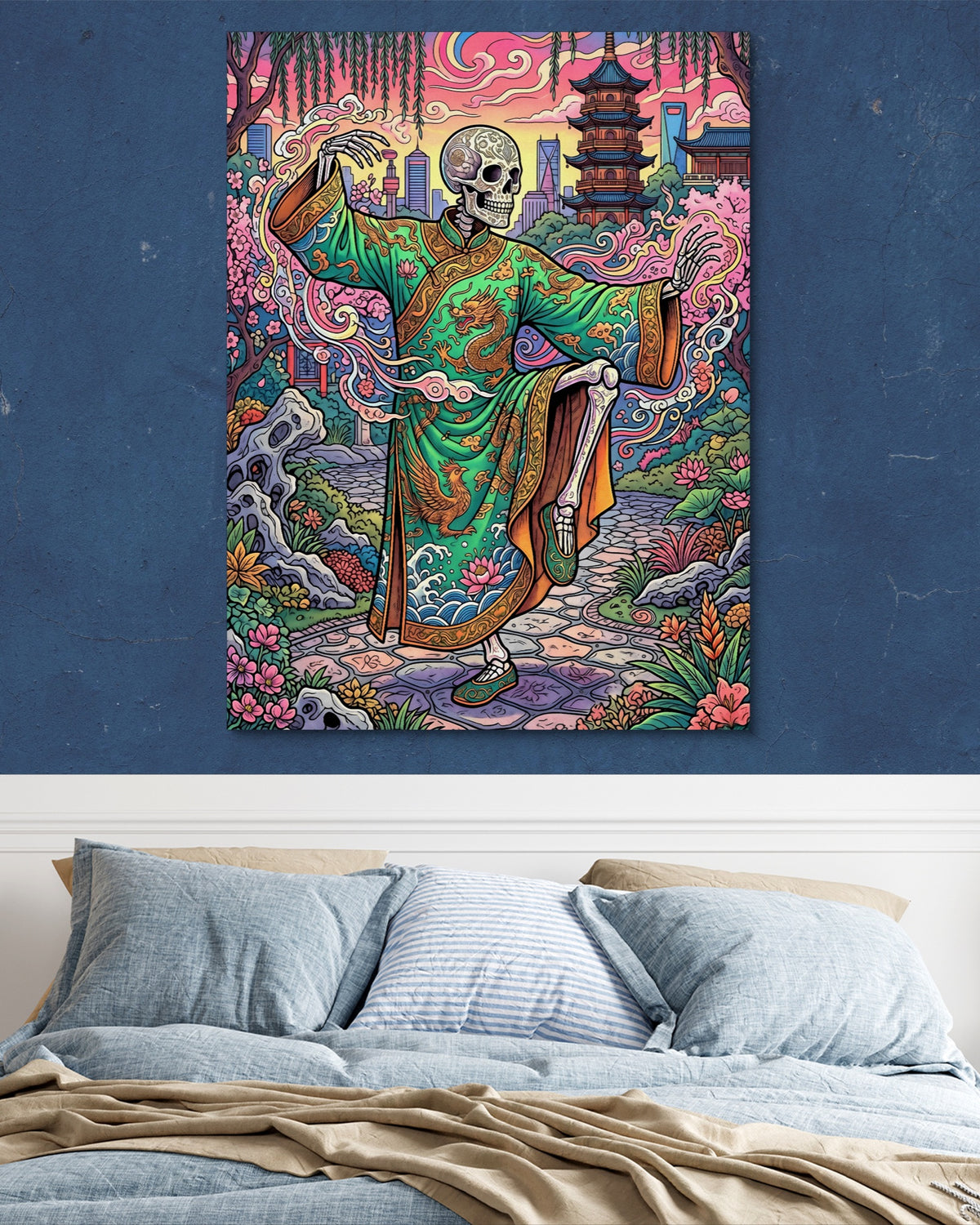 Skeleton Garden Form — skeleton garden form psd navy blue bedroom 1port flush print