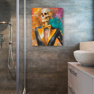 Skeleton in Tuxedo - Luxury Wall Art