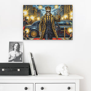 Skeleton King Crowned — Skeleton King Crowned Skull Desk 217