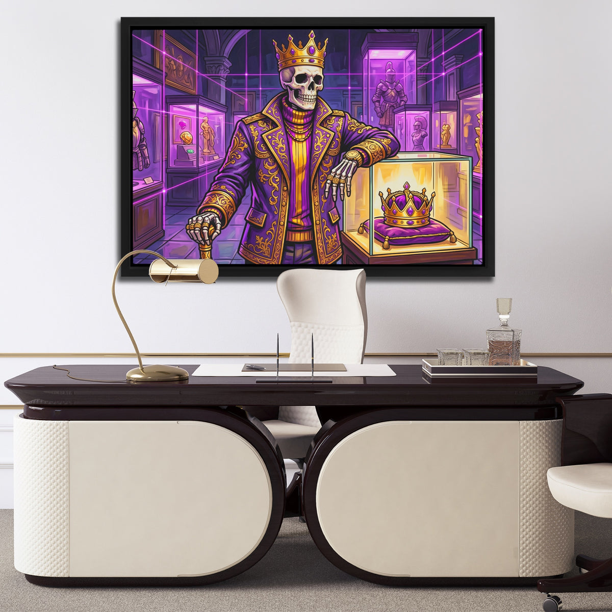 Skeleton King's Vault — Skeleton King's Vault Luxury Office Desk 156