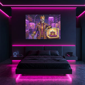 Skeleton King's Vault — Skeleton King's Vault Pink Neon Room Land 177