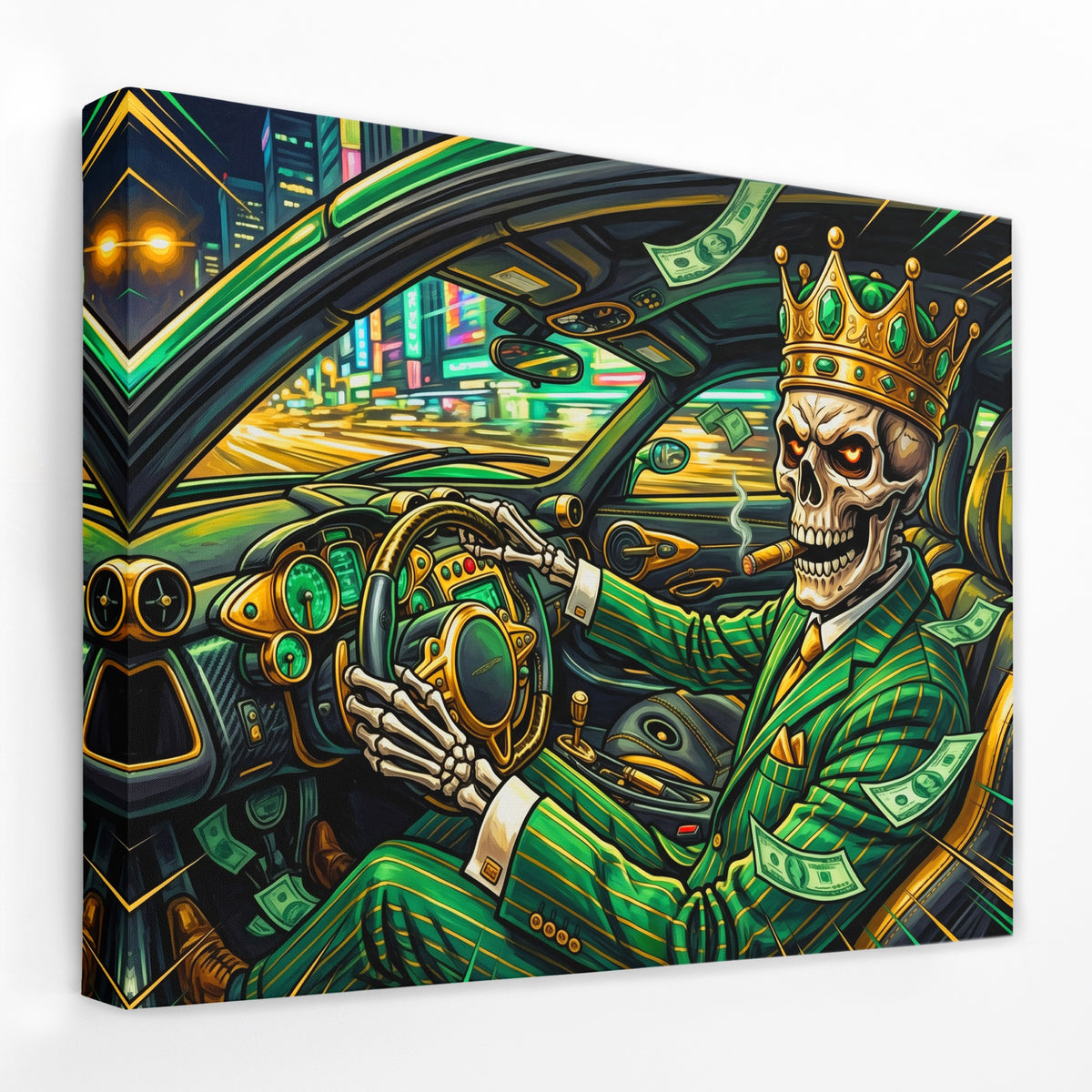 Skeleton King Speedway — Skeleton King Speedway Landscape   Side View   Mirror Wrap 92