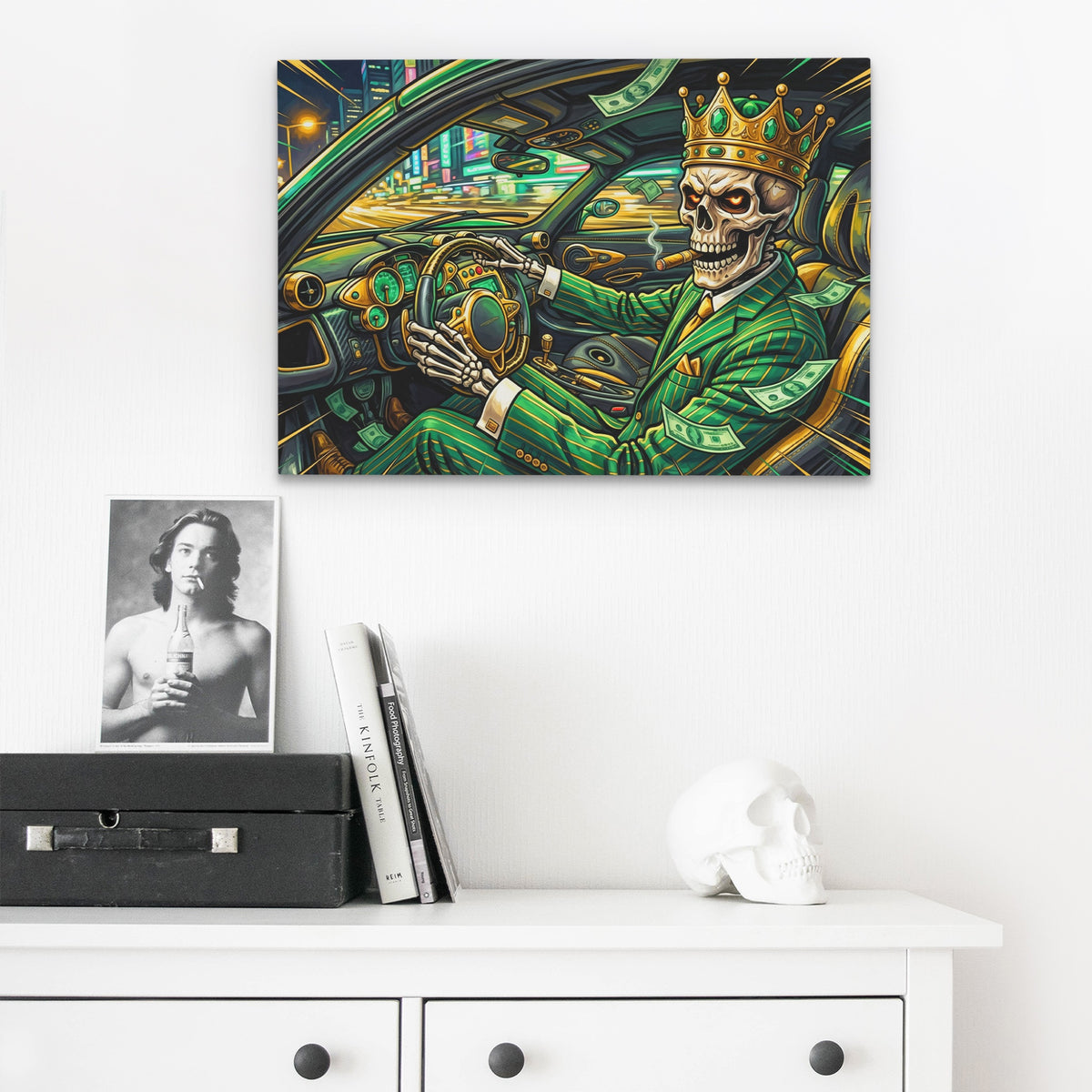 Skeleton King Speedway — Skeleton King Speedway Skull Desk 218