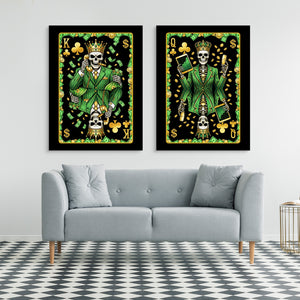 Skeleton Money Clubs King & Queen