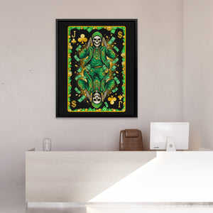 Skeleton Money Jack of Clubs Card — Skeleton Money Jack of Clubs Card New   Reception Desk Port 87