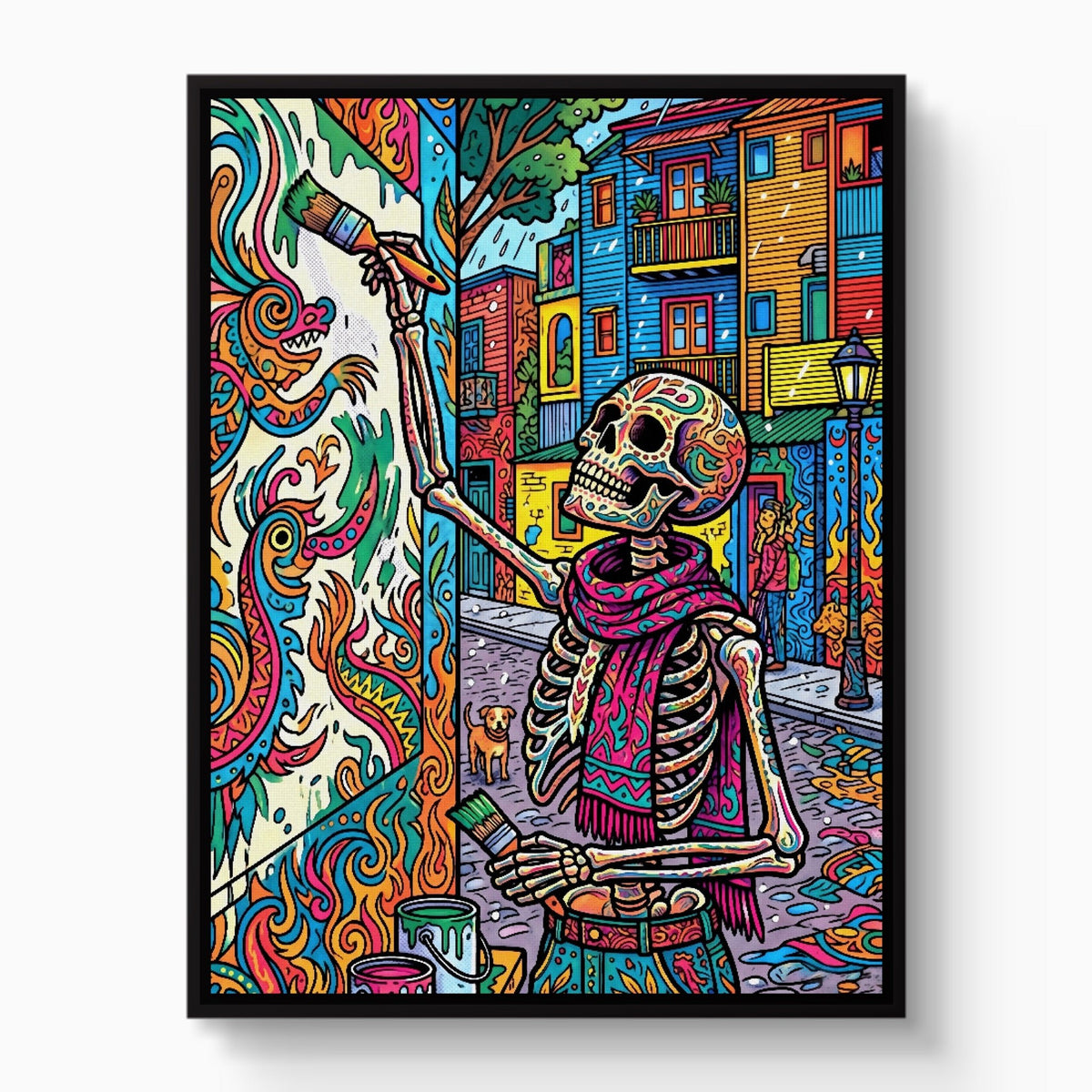 Skeleton Muralist - Luxury Wall Art
