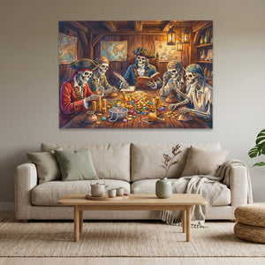 Skeleton Pirates Counting — Skeleton Pirates Counting Calm Vibes Land 31