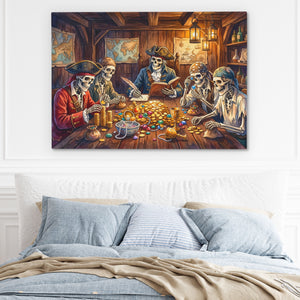 Skeleton Pirates Counting — Skeleton Pirates Counting Light Blue Bed 115