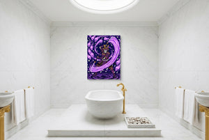 Skeleton Samurai Ascension — skeleton samurai ascension luxury bathroom interior 2 1port flush print