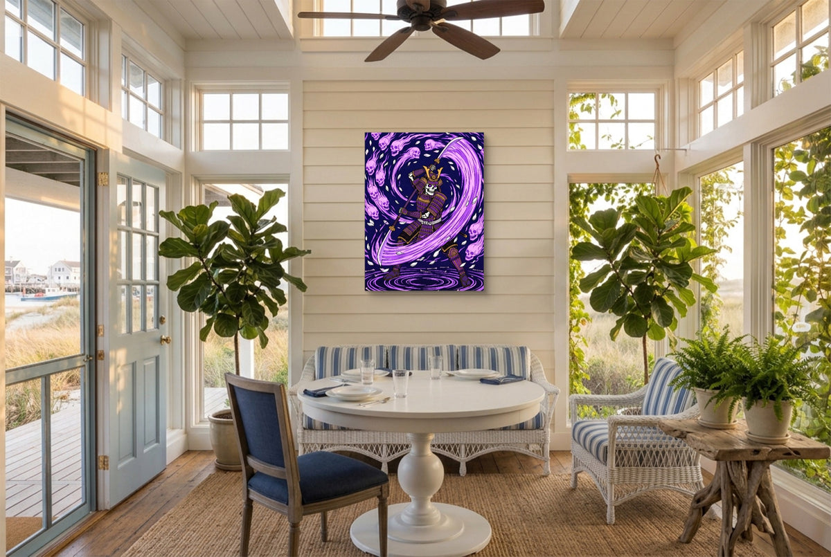 Skeleton Samurai Ascension — skeleton samurai ascension sunroom with furniture 1port flush print
