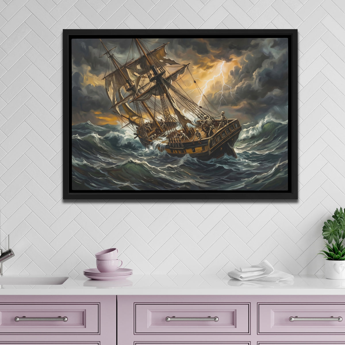 Skeleton Ship Tempest — Skeleton Ship Tempest pink kitchen land 263