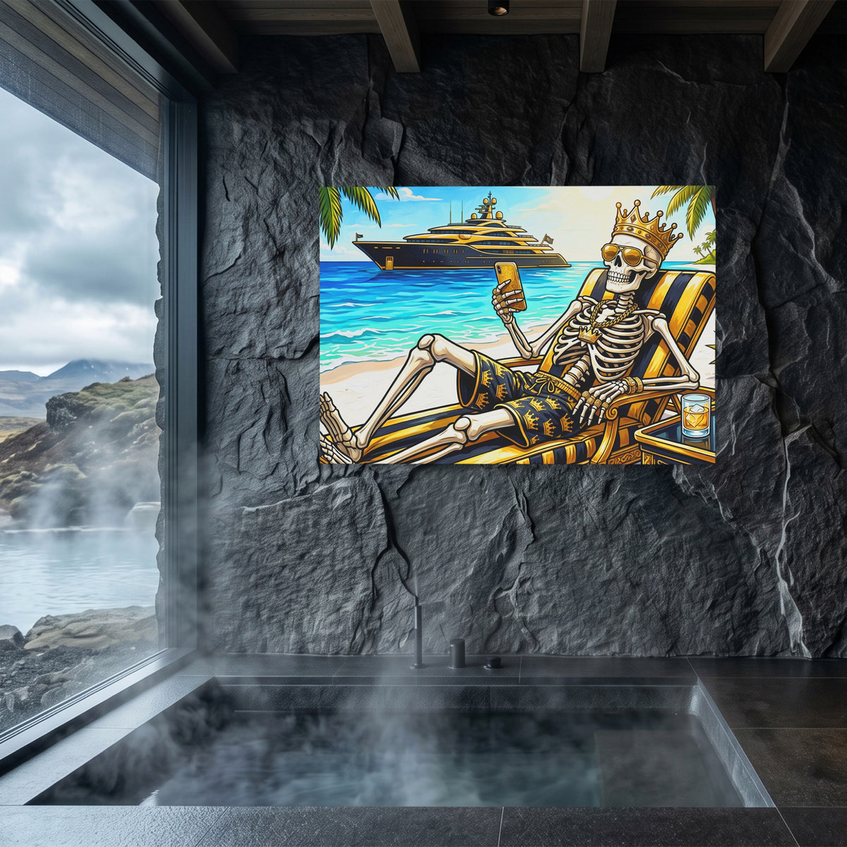 Skeleton Tropical Paradise — Skeleton Tropical Paradise Sauna Dark Land 201