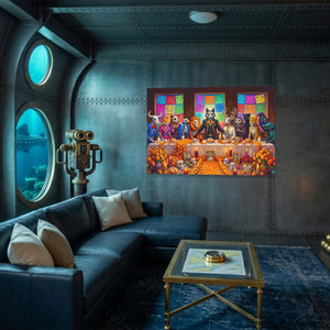 Skeletons Festive Gathering — Skeletons Festive Gathering Submarine Wall Land 245