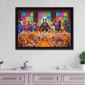 Skeletons Festive Gathering — Skeletons Festive Gathering pink kitchen land 266