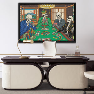 Skeletons Midnight Poker — Skeletons Midnight Poker Luxury Office Desk 163