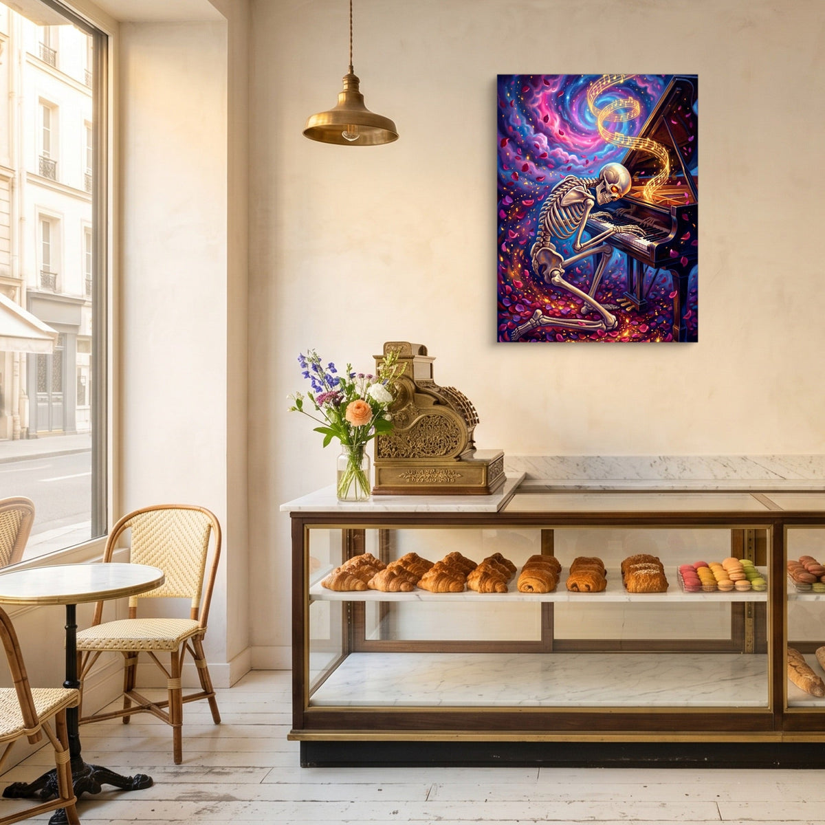 Skeleton's Nocturne - Luxury Wall Art