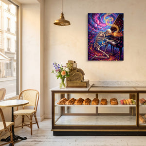 Skeleton's Nocturne - Luxury Wall Art